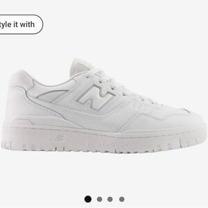 New Balance 550s Classic White Sneakers